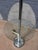 Metal Mid-Century Modern Chrome and Lucite Floor Lamp With Integrated Glass Table For Sale - Image 7 of 12