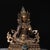 Bronze Large Vintage Gilt Bronze Green Tara Statue / Tibetan Buddhist Figure For Sale - Image 8 of 9