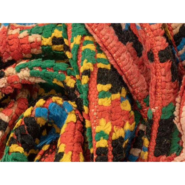 1980s Vintage Boujad Berber Rug For Sale - Image 5 of 9