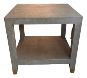 Rh - Graydon Shagreen Square Side Table