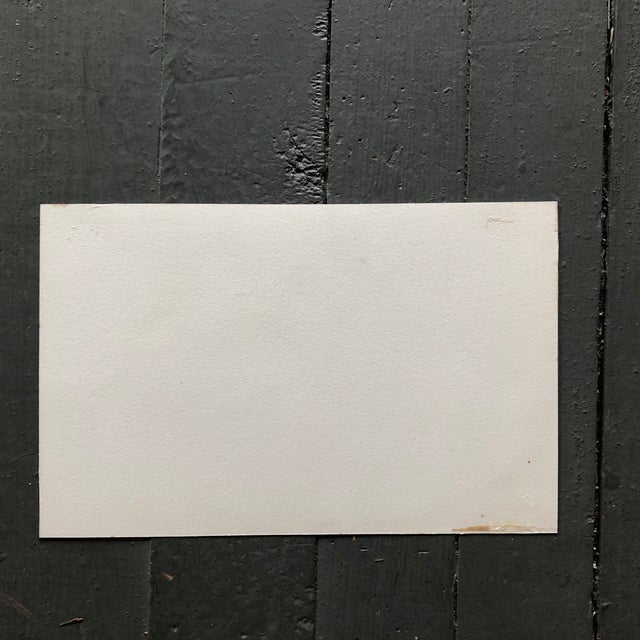 Original Hank Laventhal Abstract Watercolor Painting Signed “Unlikely