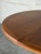 Vintage Danish Teak Round Extendable Dining Table – Mid-Century Modern Scandinavian Dining Table With Leaf For Sale - Image 4 of 11