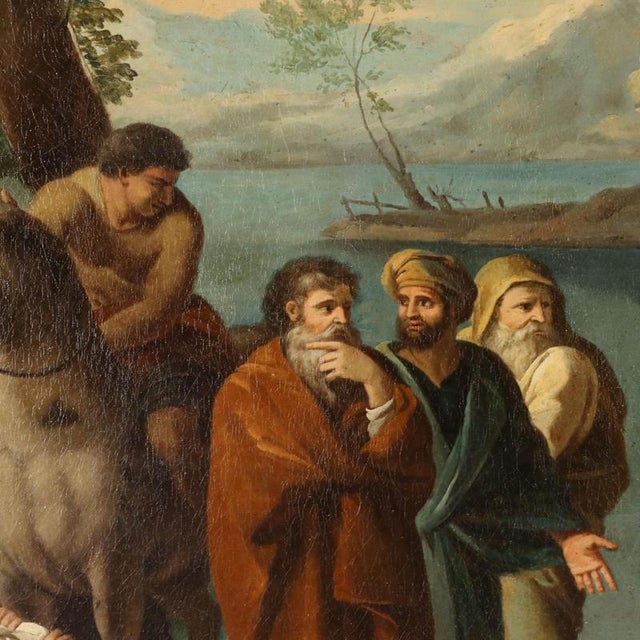 18th Century French School, St. John, 18th Century, Oil on Canvas For Sale - Image 5 of 13