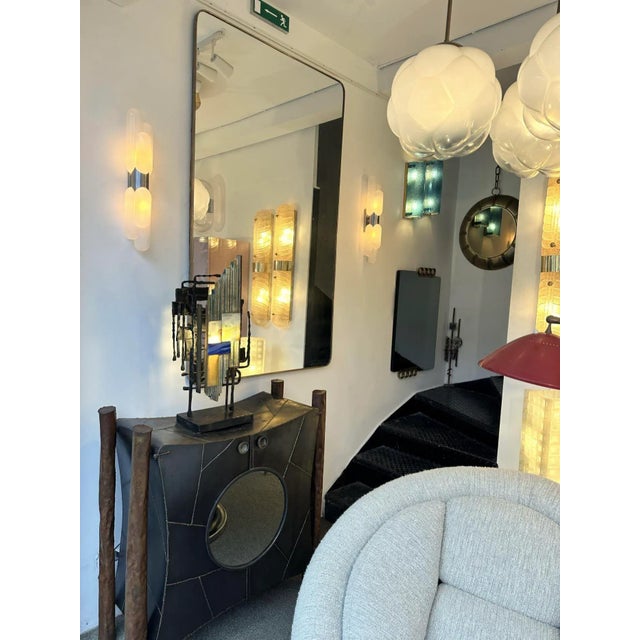 Pair of Torpedo Murano Glass Sconces by Carlo Nason for Mazzega, Italy, 1970s For Sale - Image 6 of 13