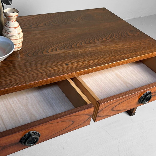 Vintage Japanese Writing Desk, 1970s For Sale - Image 15 of 18