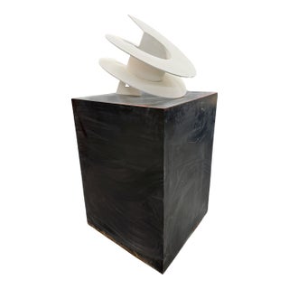 Early 20th Century Massive Steel/Iron Painted Abstract Kinetic Sculpture Attributed to Jerry Peart For Sale