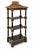 20th-C. Chinoiserie Black and Gilt Painted Pagoda Wall Shelves - Pair For Sale - Image 4 of 6