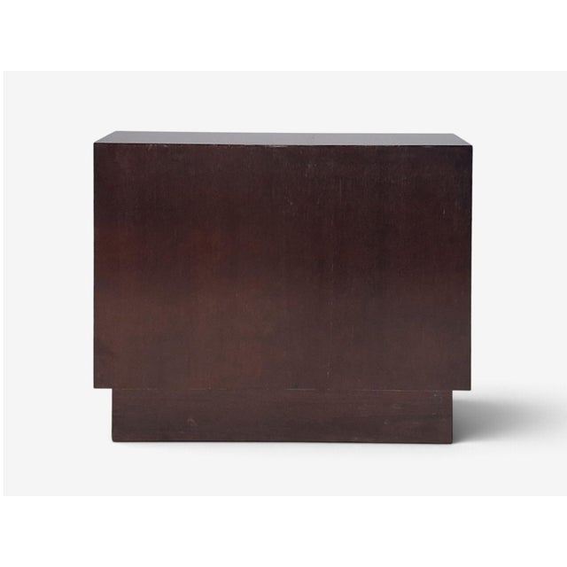 Jean De Merry, Rare Cassetto Cabinet, Gilt Polychrome, Mahogany, France, 2010s For Sale - Image 11 of 11