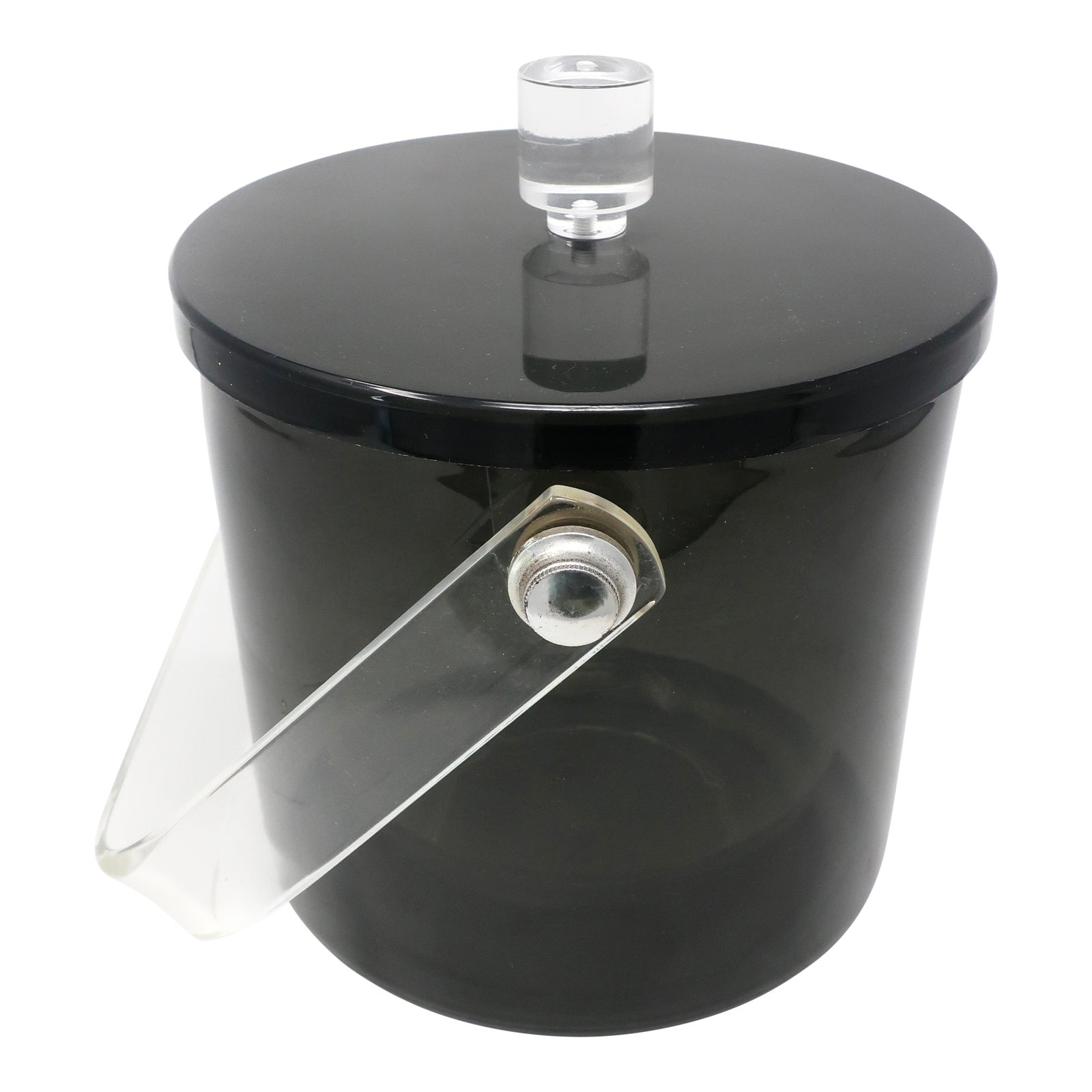 Smoked Acrylic Ice Bucket Chairish