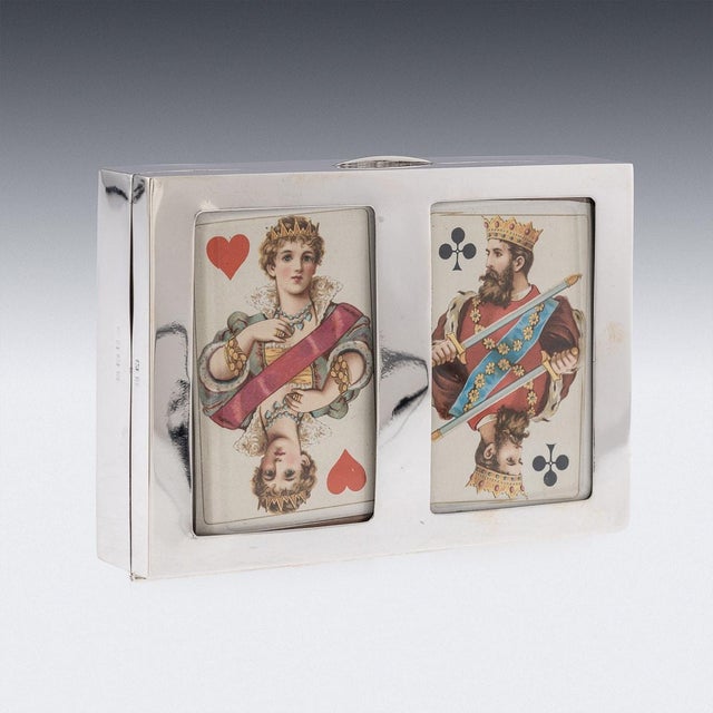 20th Century British Silver Decorative Cigar Box, 1938 For Sale - Image 14 of 18