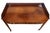 Brown Antique English Sheridan Inlaid Two Drawer Sideboard Server Table For Sale - Image 8 of 13