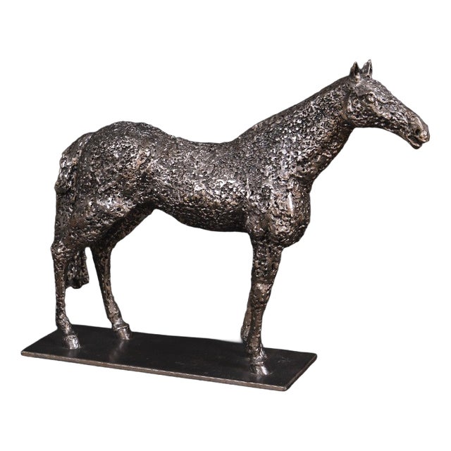 Hugo Verheyen, Sculpture Standing Horse, 1980, Metal For Sale