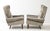 1960s Svend Skipper High Back Lounge Chairs in Barbara Barry Couture Fabric For Sale - Image 5 of 12