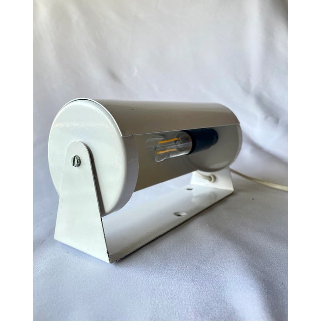 Ikea 1980s Wall Lamp Ikea Sweden Typ V413 White For Sale - Image 4 of 7