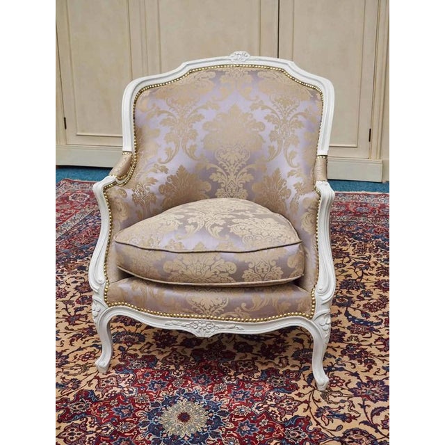 Antique Louis XV Armchairs, Set of 2 For Sale - Image 9 of 11