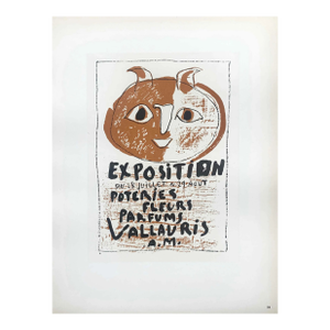 Picasso Lithograph 58 Exposition Poteries Vallauris Art in Posters