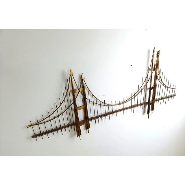 Wall Sculpture of the Golden Gate Bridge, 1970s For Sale - Image 6 of 8