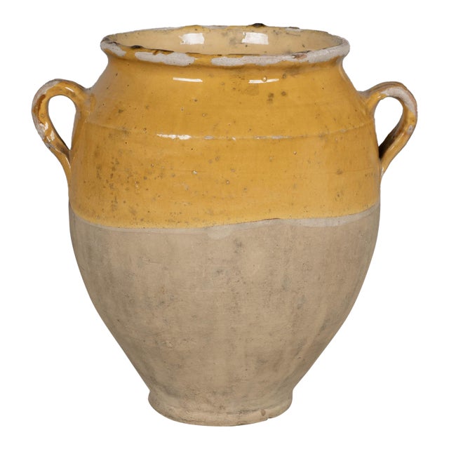 French Terracotta Vase or Pot À Confit 11.5"h For Sale