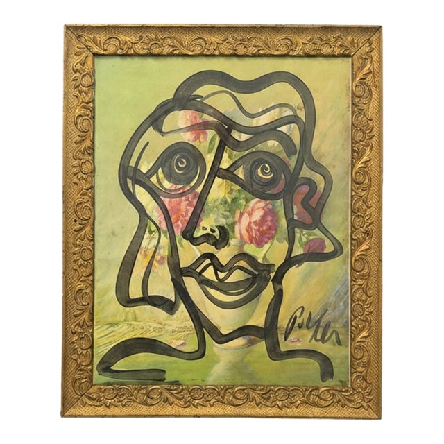 Peter Keil Painting Framed For Sale