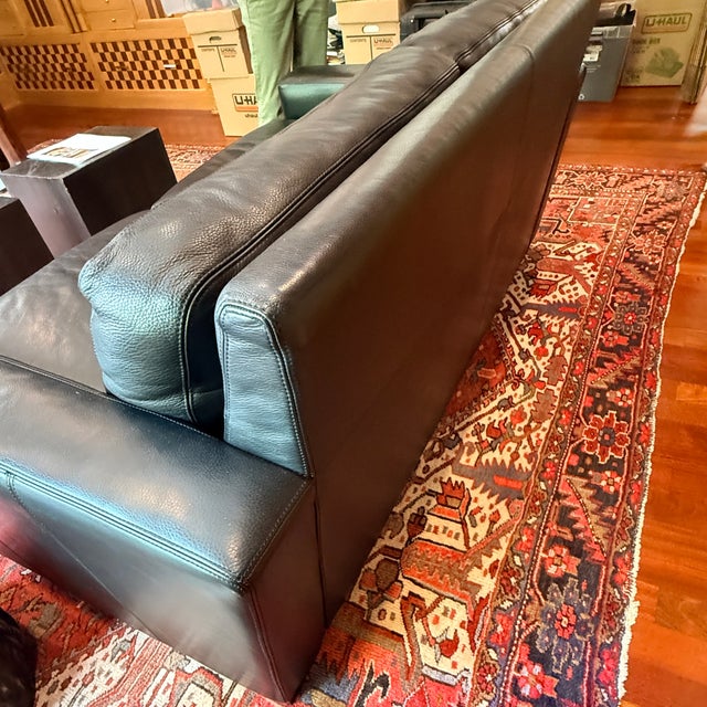 DWR American Leather Sofa Classic good looks and the softest leather. This scale and style is ideal in an office or lounge...