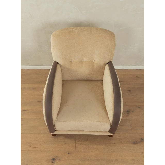1930s Vintage Art Deco German Lounge Chair, 1930s For Sale - Image 5 of 10