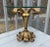 Mid 20th Century S. Salvadori Firenze Mid-Century Modern Gilt Regency Metal Italy Table Glass Top For Sale - Image 5 of 18