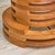 French Stacked Wood Table Lamp, 1970s For Sale - Image 10 of 11
