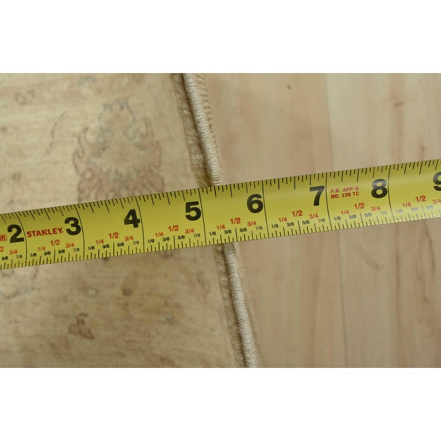 Ziegler Rug 6’1” X 6’4” Beige Wool Traditional Hand-Knotted Oriental Carpet For Sale - Image 11 of 13