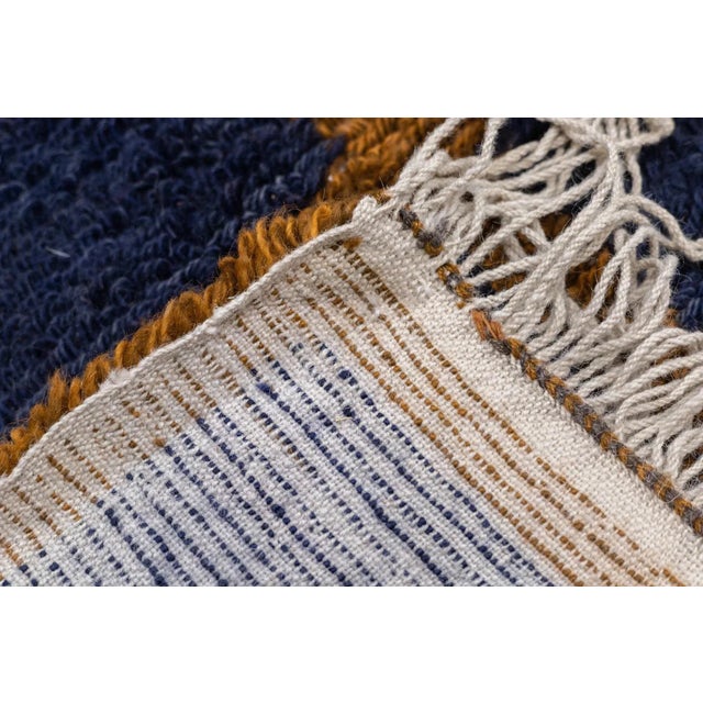 Vintage Swedish Rug 4'1'' x 4'10'' For Sale - Image 9 of 9