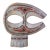 Listed Artist Gerard Tsonakwa Abstract Mixed-Media Soapstone Sculpture (1984) For Sale