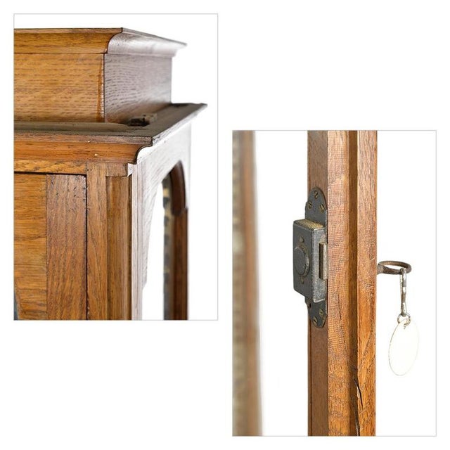 Brown Art Deco Display Cases, Set of 2 For Sale - Image 8 of 13