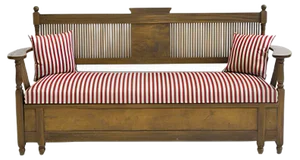 Wooden Arbetarmöbeln Swedish Sofa by Carl Westman