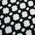 New pair of 17" square designer pillows covered in a woven fabric from Schumacher with a beautiful black and white small...