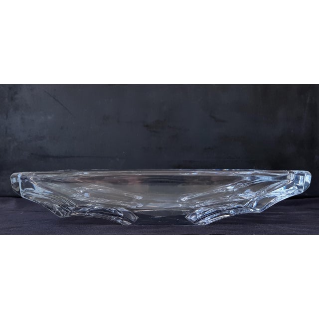Crystal Coin Tray from Art Vannes, France, 1970s For Sale - Image 11 of 15