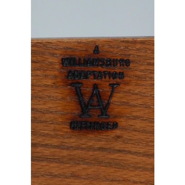 Kittinger Colonial Williamsburg 2 Drawer Table For Sale - Image 18 of 18