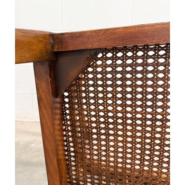 William Morris Style Bobbin Turned Cane Chairs Mid Century For Sale - Image 14 of 18