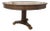 Maitland Smith Round Tooled Leather Dining Table For Sale