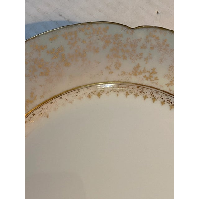 French Antique Oscar Gutherz French Limoges Plates - Pair For Sale - Image 3 of 13