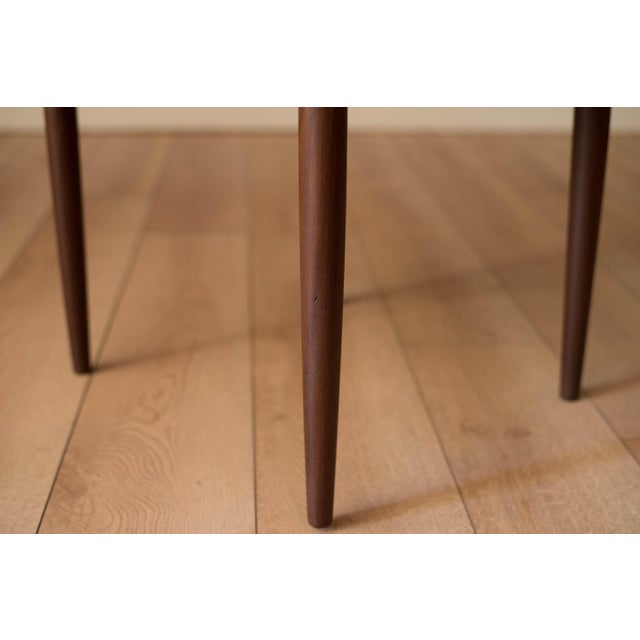 Vintage Set of Six Sculptural Solid Teak Danish Dining Chairs by Vamo Sønderborg For Sale - Image 14 of 18