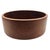 A beautifully turned mid-century solid teak serving bowl showcasing the warm natural grain and refined simplicity...