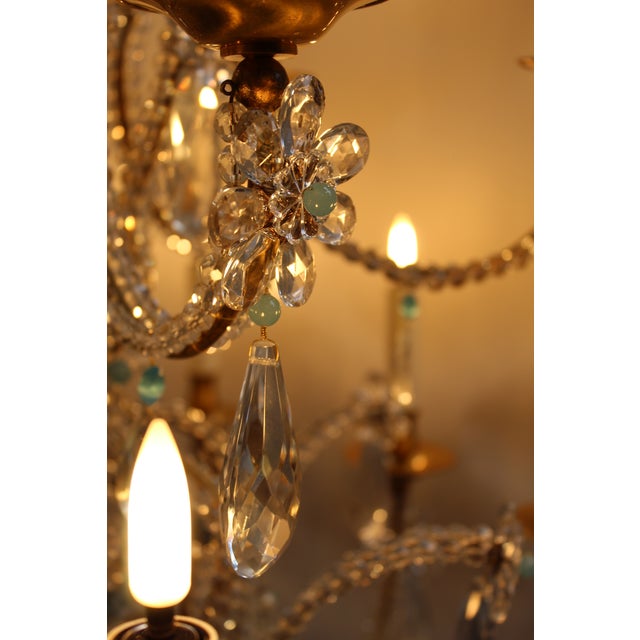 Gold Rings House Chandelier Model #8203 from Maison Baguès, 1960s For Sale - Image 8 of 18