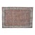 Vintage Rug, Faded Brick Red & Blue All-Over Floral, Kerman Style – 6'8" X 9'9" For Sale