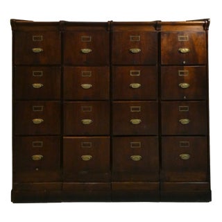 Walnut Filing Cabinet, Italy, 1900s For Sale
