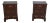 Pair Henkel Harris Mahogany McKenzie Nightstands For Sale