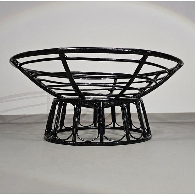 Papasan Rattan Lounge Chair, 1970s For Sale - Image 6 of 18