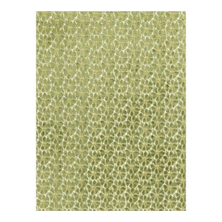 The House of Scalamandré Petal Velvet Fabric, Leaf For Sale