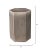 Jamie Young Porto Side Table in Gray, Large For Sale In Los Angeles - Image 6 of 12