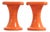Orange Tam Tam Stools by S.E.L.U.P., 1970s, Set of 2 For Sale