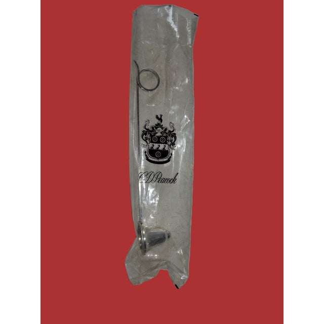 Silver Randahl Sterling Silver Arts & Crafts 8" Candle Snuffer #4 in Original Box For Sale - Image 8 of 8