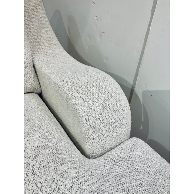 Revelation Modern Woven White Big Wave Chaise Lounge For Sale In Atlanta - Image 6 of 6